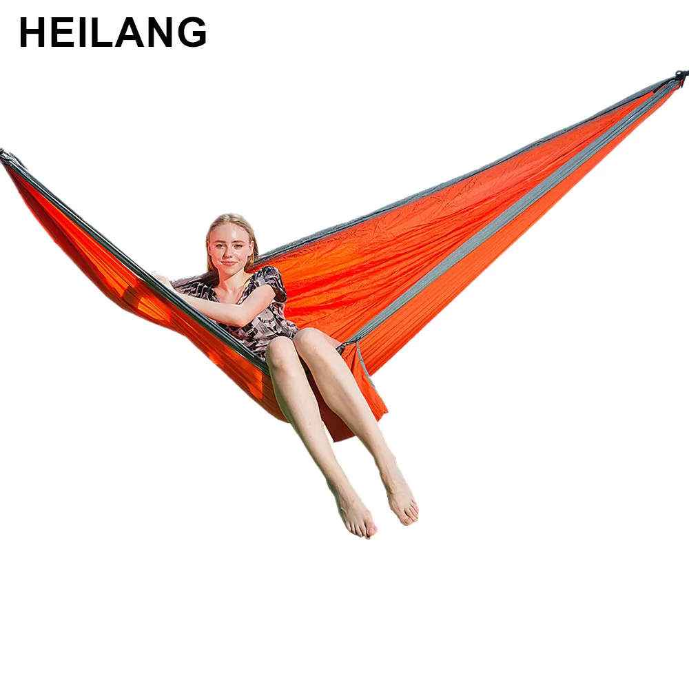 

Outdoor King Size Camping Hammock Large 2 Person Parachute Double Portable Couple Nylon Hamak Travel Hunting Survival swing