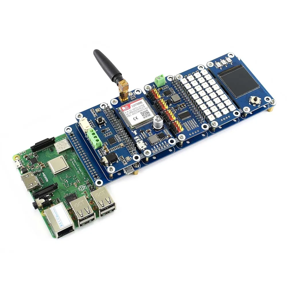 Günstig Stapel HUT, ein I O expansion kit für Raspberry Pi, bietet 5 sätze von 2x20 pinheaders, stacks bis zu 5 Hüte auf einmal