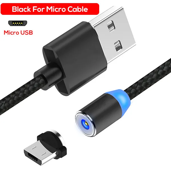 Magnetic USB Cable Fast Charging USB Type C Cable Magnet Charger Data Charge Micro USB Cable Mobile Phone Cable USB Cord