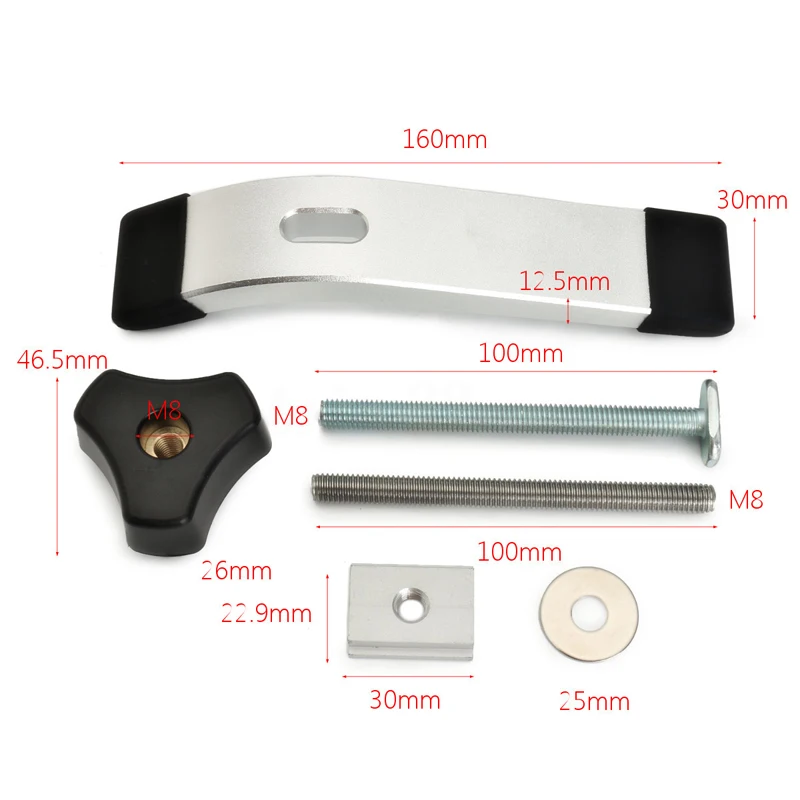 

Metal Quick Acting Hold Down Clamps Tool Set Hardware Brackets Clamps For Woodworking Tools