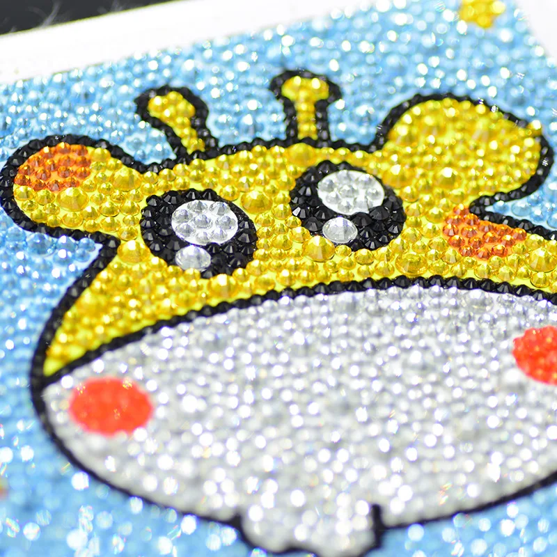 

CXZYKING Kids Handmade Creative Cartoon Puzzle Crystal Diamond DIY Sticker+Frame+Tools Children Toys Boy&Girls Early Educational