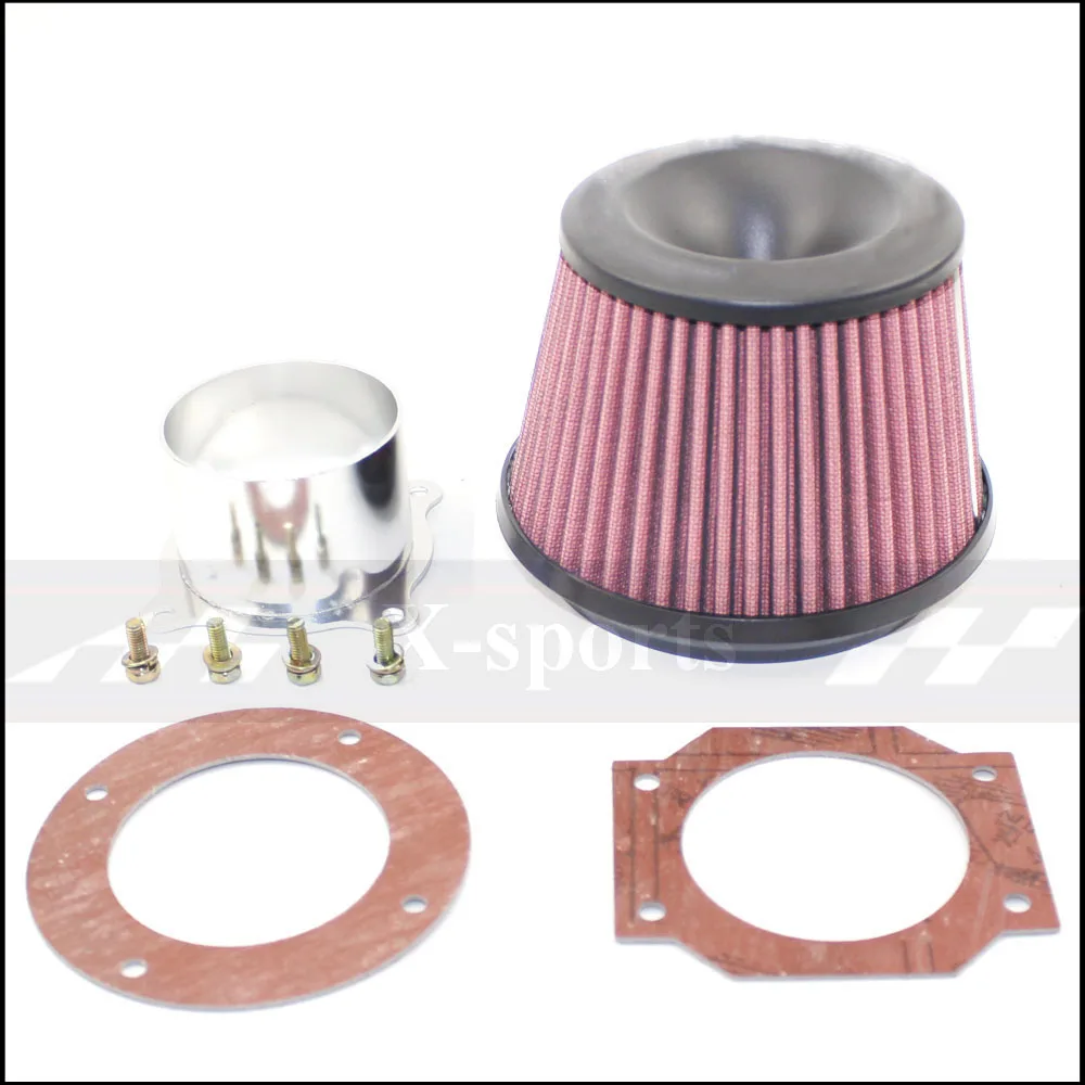 

air Filter car universal High flow filtro alto APEXI red 3" 76mm With connecting Base Automobiles Filter