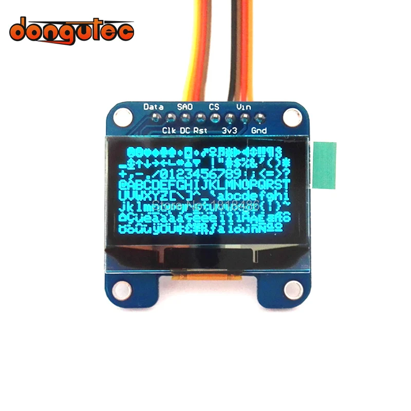 Монохромный СВЕТОДИОДНЫЙ модуль 1 3 &quotSSD1306 128x64 I2C/SPI синий графический