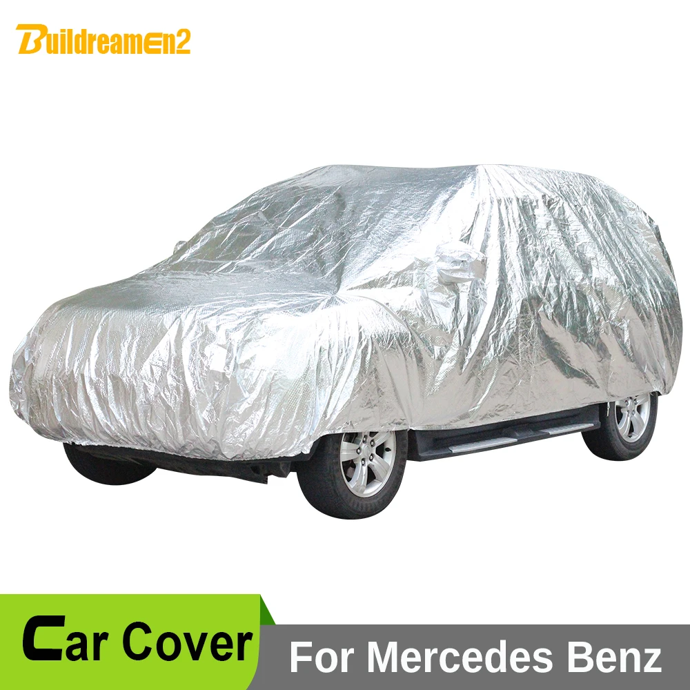 

Buildreamen2 Car Cover Waterproof Sun Shade Snow Rain Scratch Hail Resistant Car Covers For Mercedes-Benz B150 B170 B180 B200