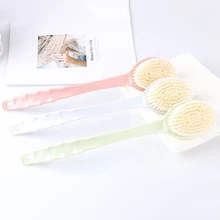 Длинная ручка для тела, ванны, душа, щетка для спины, скруббер, массажер, отшелушивающий кожу, спа, инструмент для чистки кожи, кухонная щетка