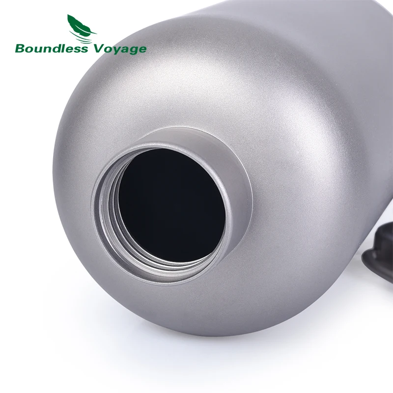 Титановая Спортивная бутылка Boundless Voyage с титановой крышкой для отдыха на