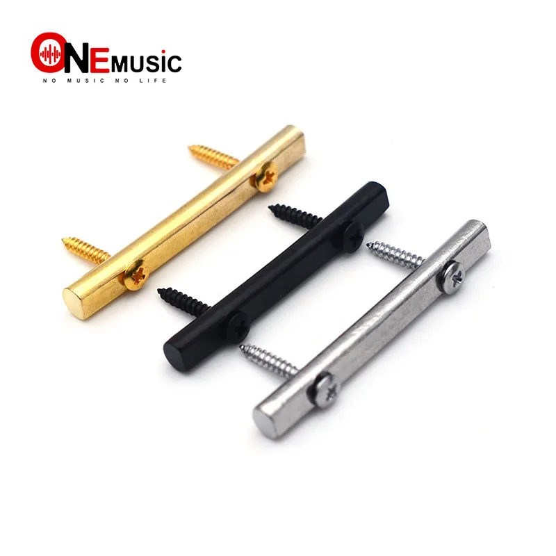 

45mm Chrome Brass Guitar String Retainers Bars Tension Bar for Tremolo Systems Electric Guitar