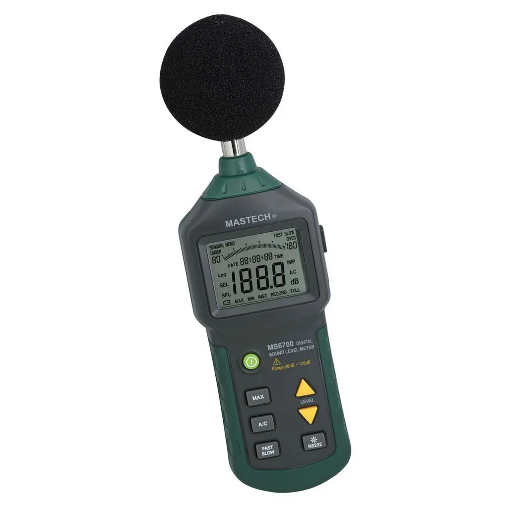 

MASTECH MS6700 Auto Range Digital Sound Level Meter Tester