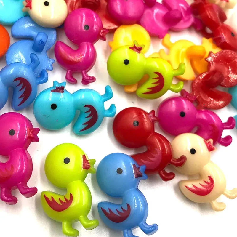 

10/50/100pcs Mix Duck DIY Kid's appliques/craft/sewing buttons PT145