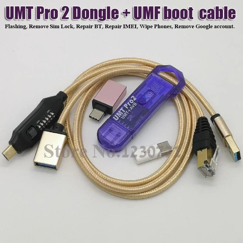umt pro 2 ключ(Umt+ Функция averange 2 в 1)+ UMF загрузочный кабель для samsung/huawei/Haier/zte
