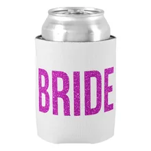 Изысканный неопрена невеста может охладитель держатели девичник поставки сувениры Напитки изолятор Уникальный пивной может охладитель держателей