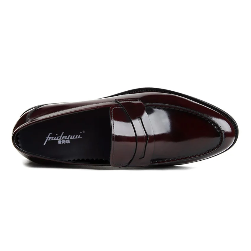 Fashion Round Toe Slip on Men's Comfortable Loafers Formal Patent Leather Handmade Man Height Increasing Casual Shoes YMX394 Fashion Round Toe Slip on Men's Comfortable Loafers Formal Patent Leather Handmade Man Height Increasing Casual Shoes YMX394