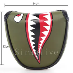 Golf New Customized Golf Mallet Putter Headcover PU Leather Multi Style Football Crocodile Red Cross Golf New Customized Golf Mallet Putter Headcover PU Leather Multi Style Football Crocodile Red Cross