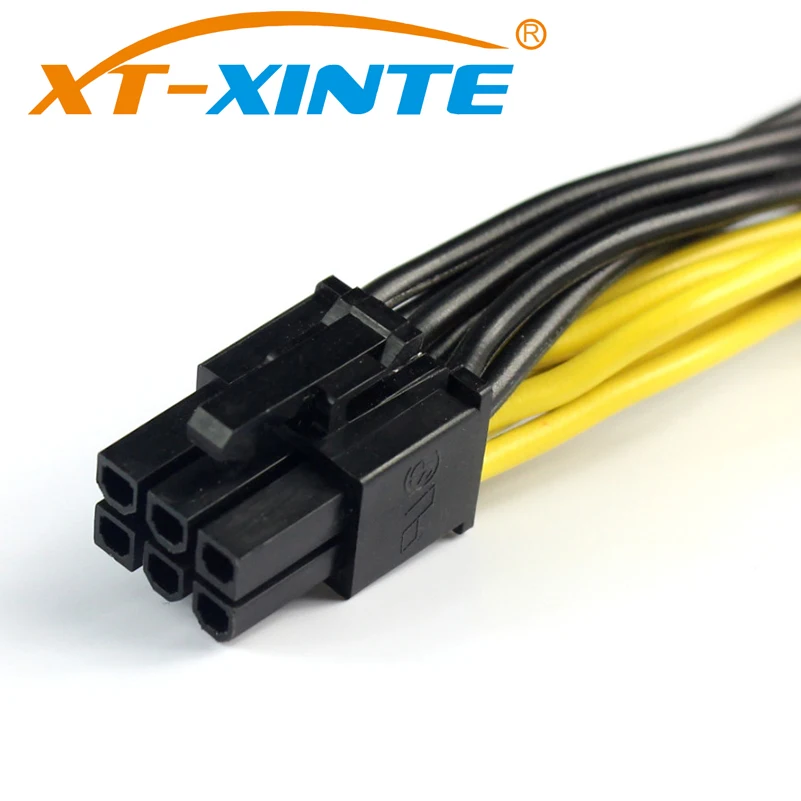 Modular PSU PCIe for Molex 6pin to 8pin Power Cable 6+2pin PCI Express Internal Splitter Ribbon Adapter Cable 18AWG for Mining