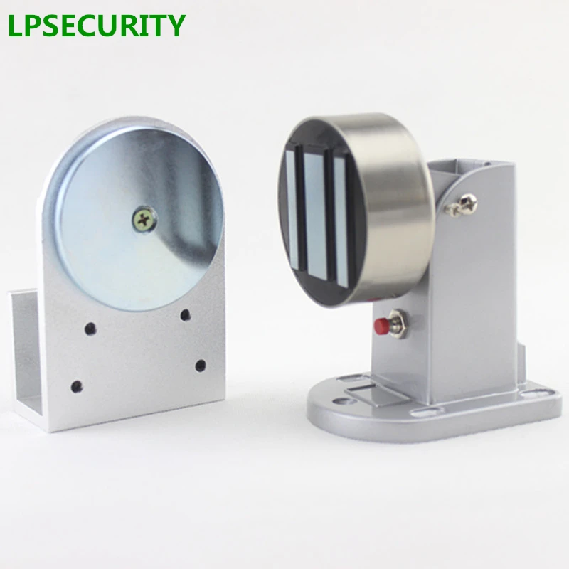 LPSECURITY Электрический соленоид 12 В/24 В постоянного тока 60 кг магнитный держатель