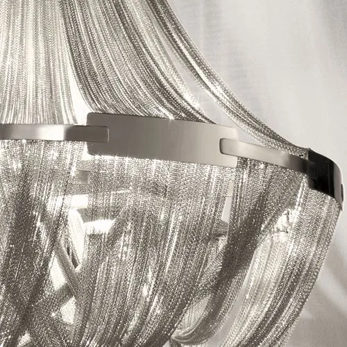  nordic aluminum chain pendant light romantic atmosphere bedroom restaurant kitchen hanging light - 32864413087