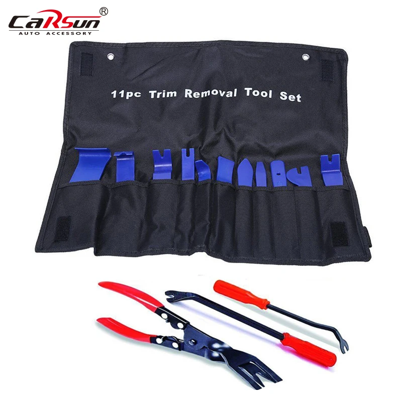 

Strong Nylon Auto Car Radio Panel Interior Door Clip Panel Trim Tool Kit DIY Car Repair Tool Set Clip Pliers Fastener Remover