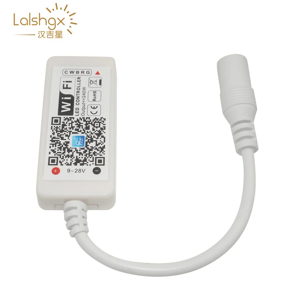 

DC12V-24V Wireless WIFI LED RGB / RGBW Controller RF Remote Control IOS/Android Smart Phone Wireless for SMD 5050 LED Strip Tape