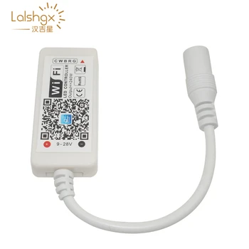 

DC12V-24V Wireless WIFI LED RGB / RGBW Controller RF Remote Control IOS/Android Smart Phone Wireless for SMD 5050 LED Strip Tape