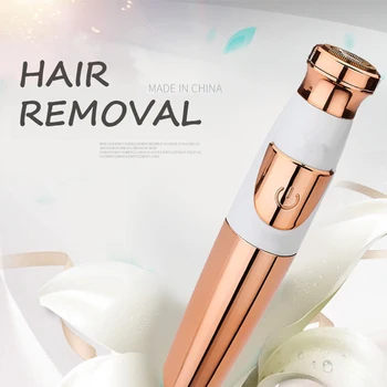 

Electric Hair Remover Epilator Lipstick Shape Mini Eyebrow Shaver Instant Painless Portable Body Face Epilator Dropship