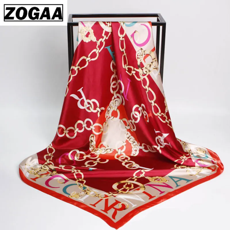 

2019 Fashion Silk Scarves 40 Styles Women Elegant Scarf Printing Spring and Summer Business Square Scarf 90*90CM Scarf Gifts