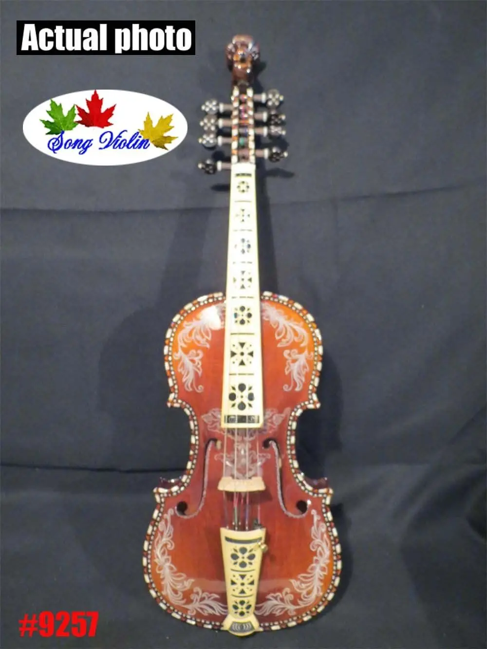 

Deluxe fancy Norwegian fiddle 4/4 violin (4*4)of Professional concert #9257