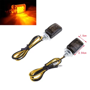 Image 5 - 1 Pair Motorcycle Turn Signal Lights Triangle LED Sequential Turn Signals Indicators Universal For 6mm Thread Motorcycle Model