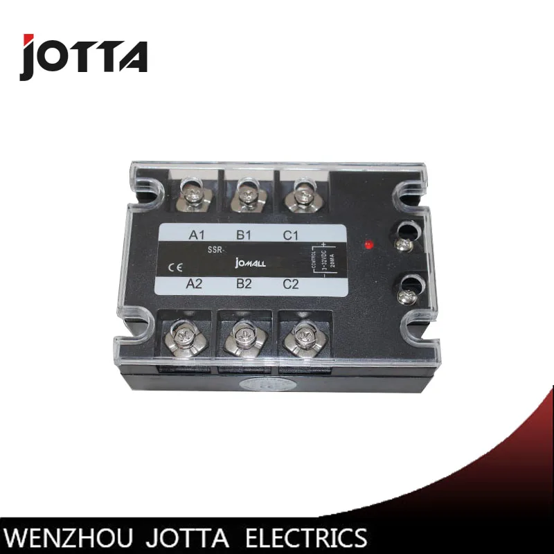 

80A DC control AC SSR three phase Solid state relay
