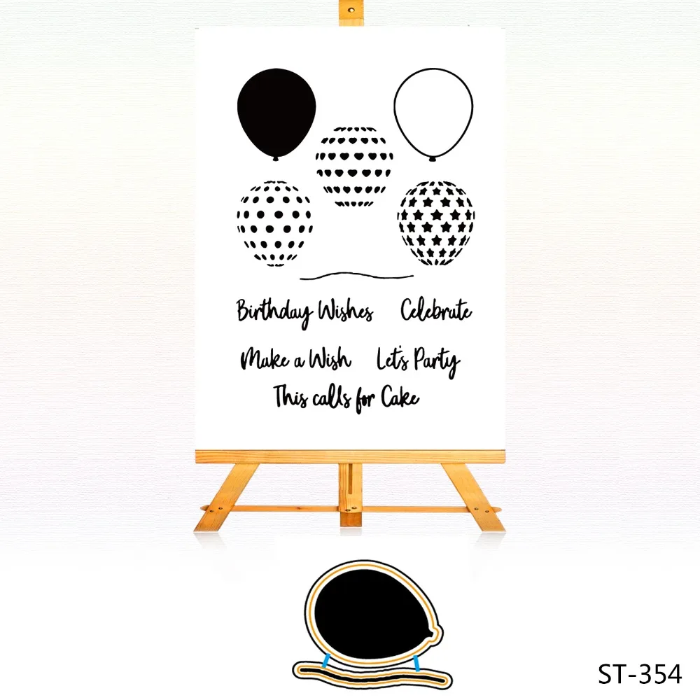 

Zhuoang Balloons and lights design Clear Stamps / Silicone Seals and cutting dies for DIY scrapbooking photo album die cutter