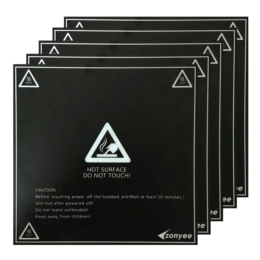 214*214mm 3D Printer Heat Hot Bed Sticker Coordinate Printed Surface Black for Platform Film | Компьютеры и офис