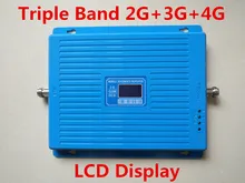 2g 3g 4g gsm repeater 900 1800 2100 TriBand gsm 900 dcs 1800 wcdma 2100 Cell Phone tri band Signal Repeater Booster amplifier