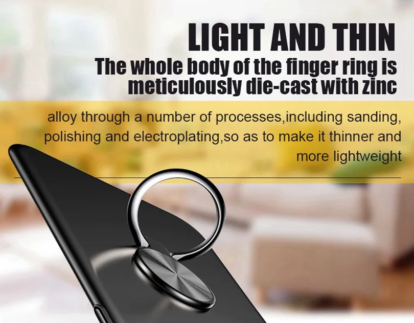 Finger Phone Ring Holder 360 Degree Mobile Phone Holder Stand For Samsung S9 Plus iPhone Universal Cell Phone Finger Ring Holder (1)