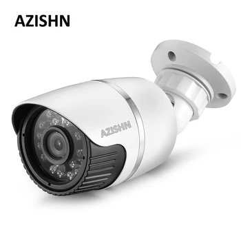 

AZISHN IP Camera H.264 FULL HD 1080P 2.0MP onvif 6IR Surveillance metal IP66 Outdoor Camera Motion Detection RTSP DC12V/POE48V