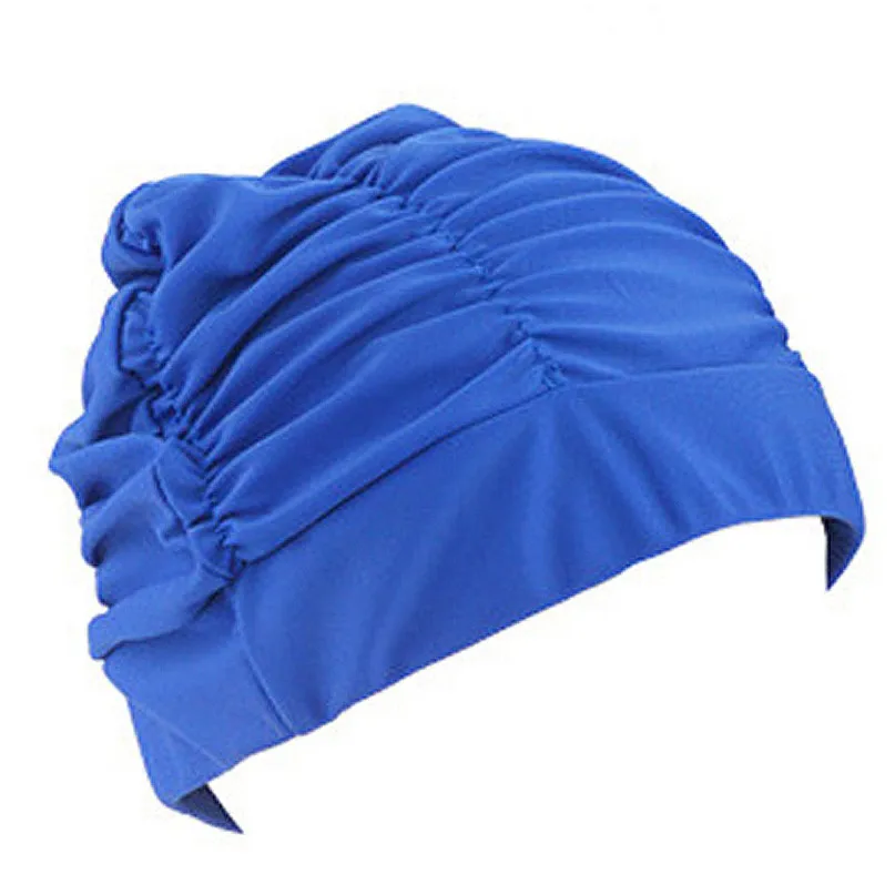 Unisex Fashion Swimming Caps Hat for Long Hair Soft Bathing Hat Summer Beach Swim Cap Stretch Drape for Men & Women Adults #3j05 (11)