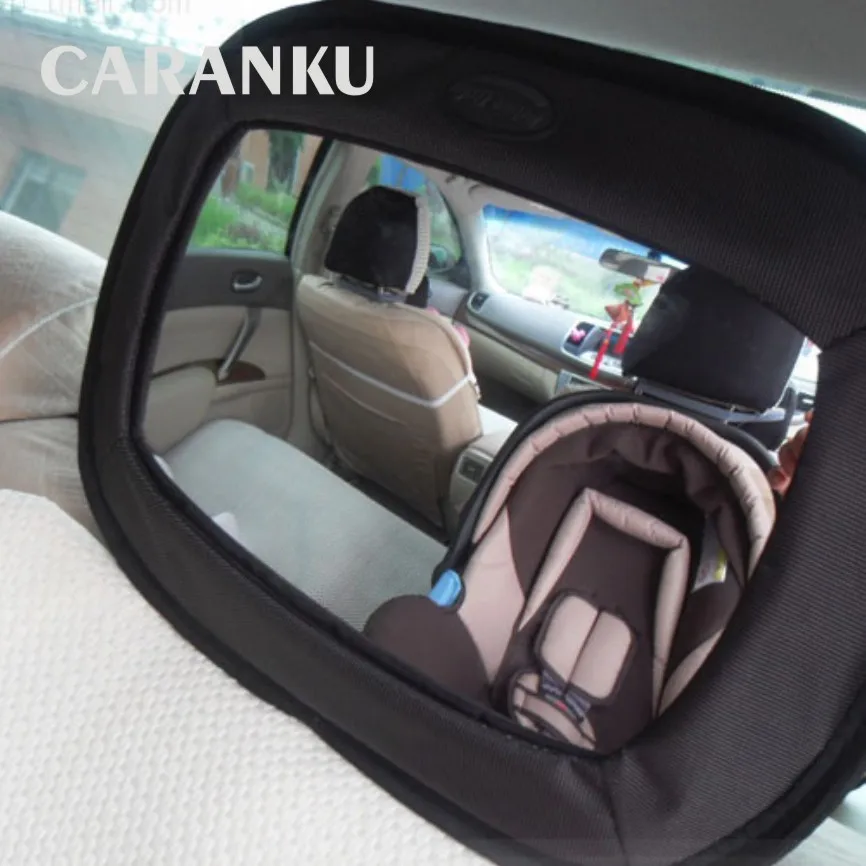 2018 New Car Safety Seat Mirror View Back Baby Car Safety Rearview Kids Mirror Baby Child Infant Adjustable Basket Mirror