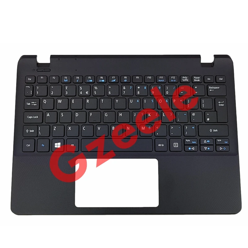 GZEELE, новинка, для ACER ASPIRE ES1-131, TRAVELMATE, B116-M, TMB116-M, Упор для рук, английская клавиатура, ободок, верхний чехол, верхний чехол, черный цвет