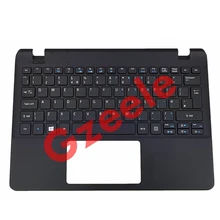 GZEELE, новинка, для ACER ASPIRE ES1-131, TRAVELMATE, B116-M, TMB116-M, Упор для рук, английская клавиатура, ободок, верхний чехол, верхний чехол, черный цвет