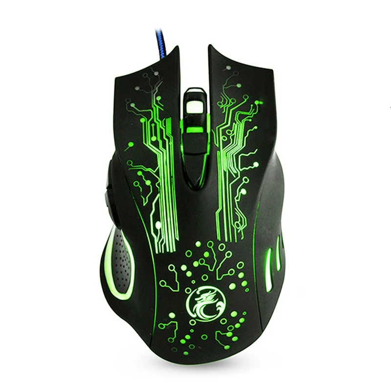

Wired Gaming Mouse 6 Buttons 5000DPI Ajustable Optical Mouse Colorful LED Light Computer Mouse Mice For Desktop Laptop LOL CS GO