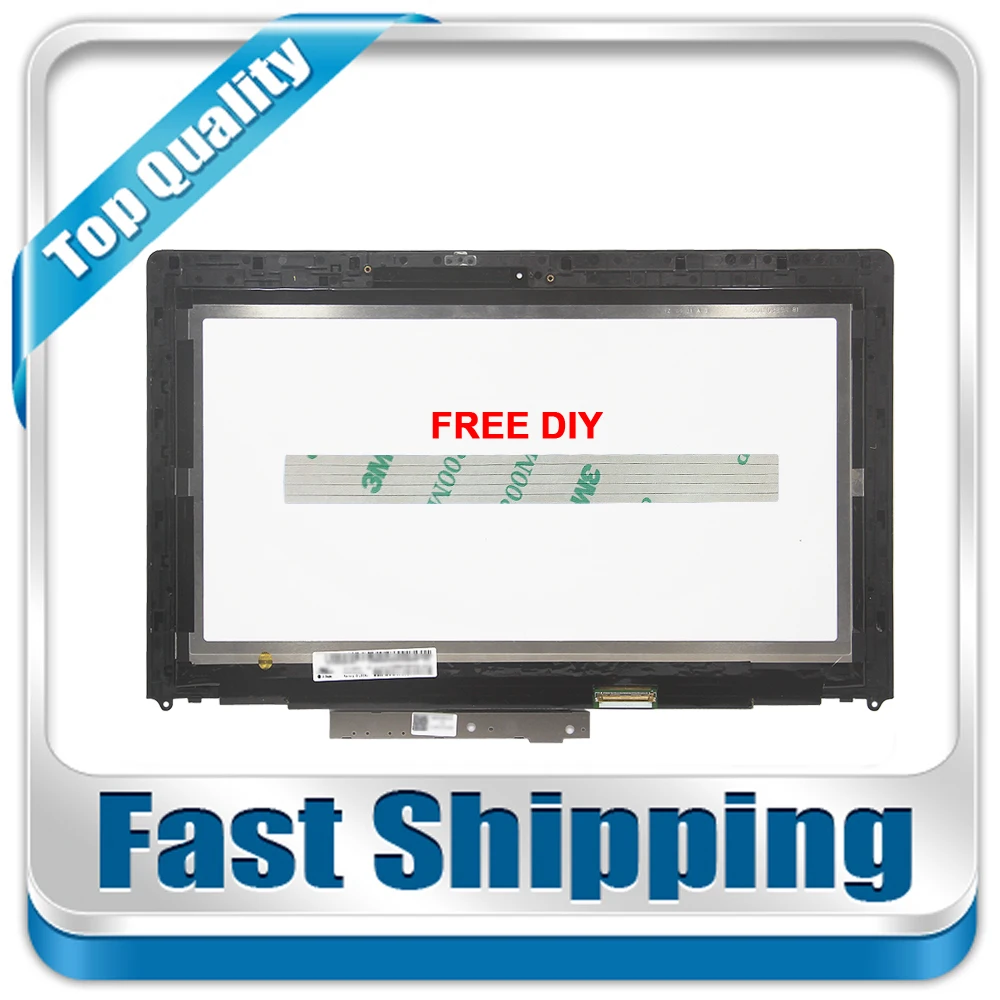 

New For Lenovo IdeaPad Yoga 13 LP133WD2(SL)(B1) Replacement LCD Display Touch Screen+Frame Assembly 13.-inch Black