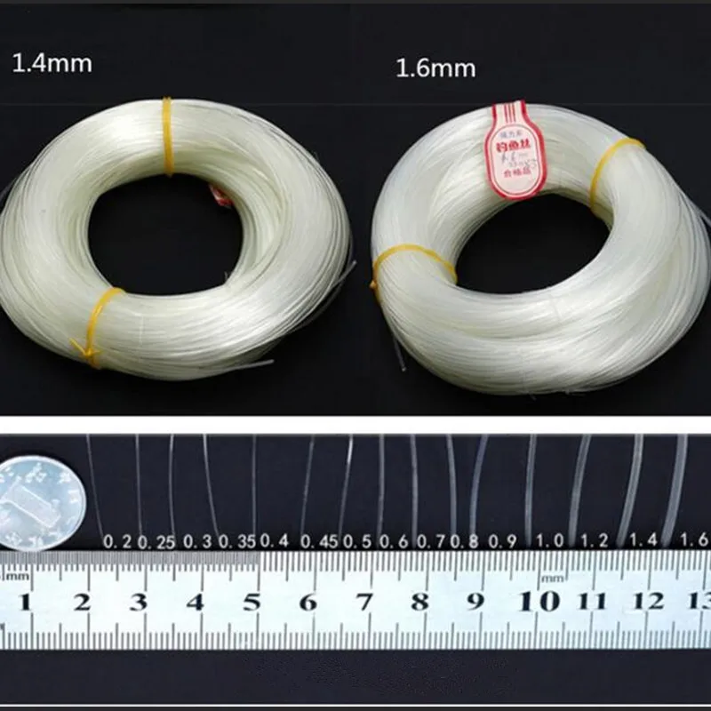 Толщина навалом сильные диаметры 0,3 мм-1,6 мм рыболовная леска аксессуары нейлон Открытый рыболовный инструмент 30 м в комплекте на 1 заказ