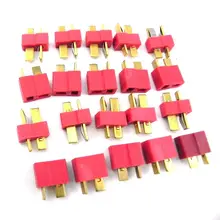 20 pcs 10 Pairs T Plug Connectors Male Female hv3n for Deans RC Lipo Battery Helicopter