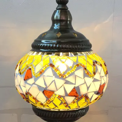 Artpad украшения в средиземноморском стиле, Турецкая Подвеска светильник ручной работы, стеклянная мозаичная Подвесная лампа для бара Кофейни E14 - Цвет корпуса: 3
