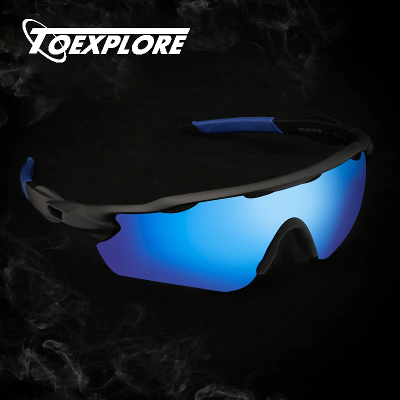 TOEXPLORE Polarized Men's Anti Glare Eyeglasses sport Eyewear Driving Sunglasses Goggles Luxury