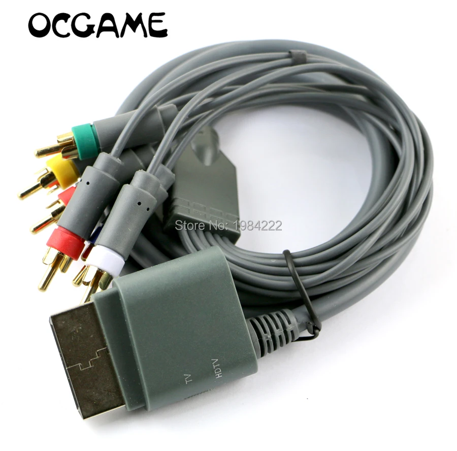 OCGAME HD телевизионный компонент Композитный Аудио Видео av-кабель шнур для xbox 360 xbox 360