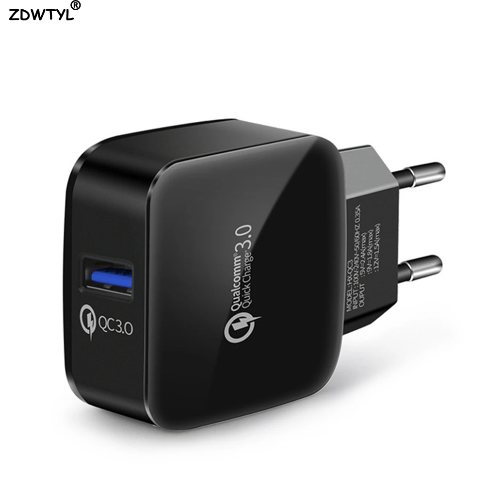 ZDWTYL Quick Charge 3,0 QC 3,0 USB Turbo стены Fast Travel Зарядное устройство для SAMSUNG HuaWei XiaoMi для iphone телефон быстро зарядки