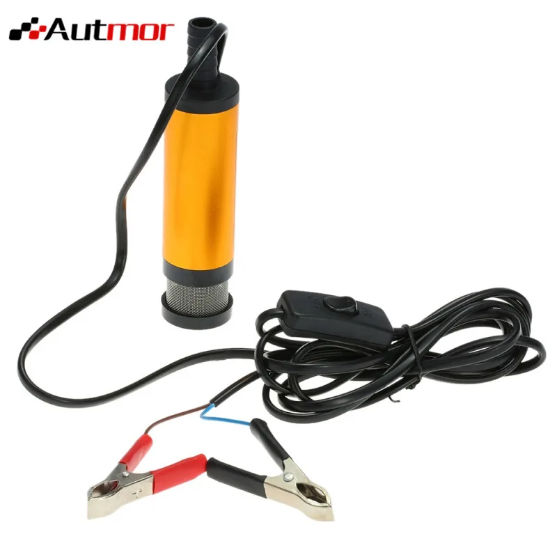 Goede DC 12 v Dompelpomp 38mm Water Olie Diesel Fuel Transfer Vloeistof Rvs voor Auto Vrachtwagen Caravan Marine boot Outdoor