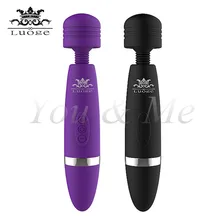 Luoge usb lade starken vibrationen magic wand sex produkte g spot klitoris massage vibrator magic av wand geschlecht spielt für frauen