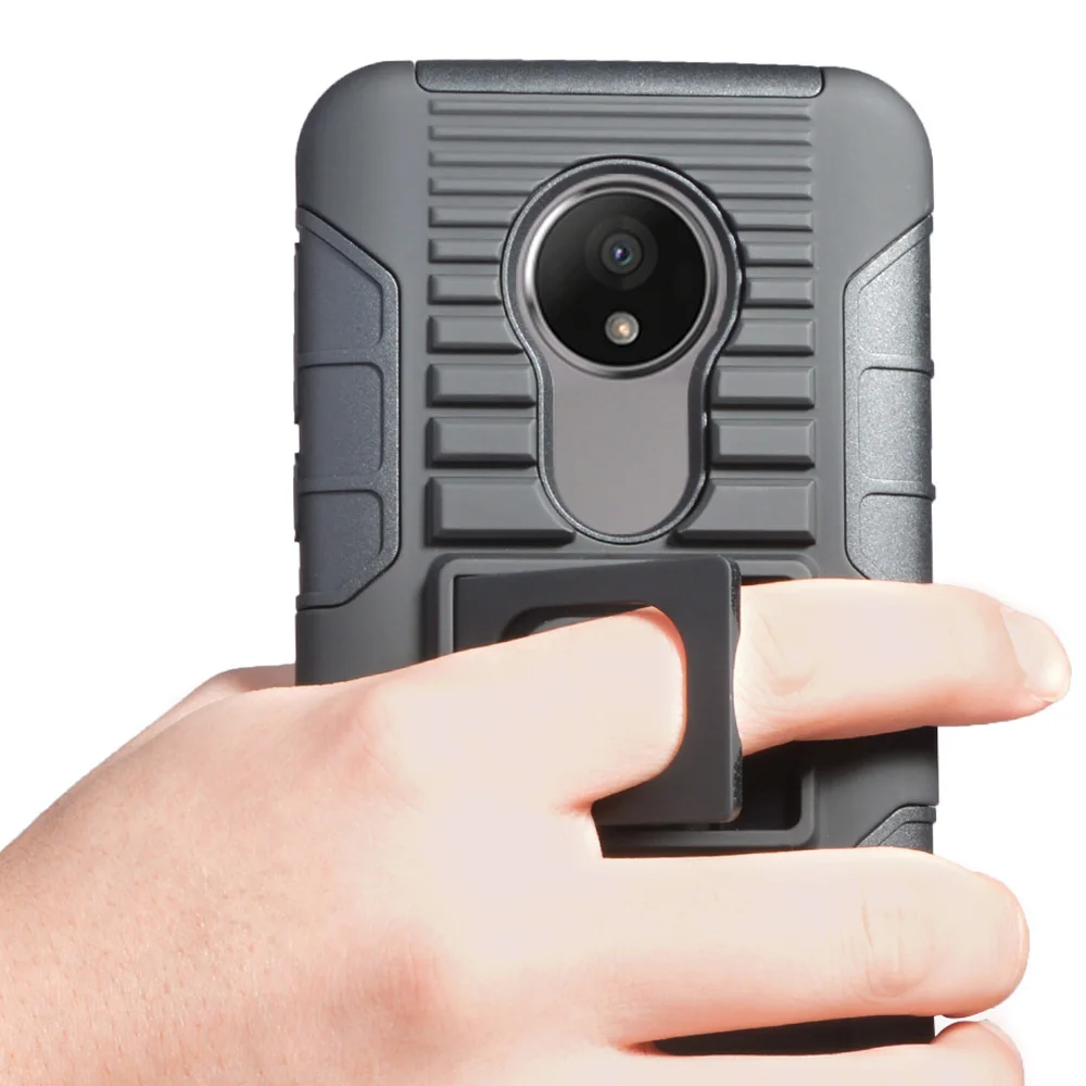 Чехол для Motorola Moto G7 Power / Supra XT1955 сверхпрочный Магнитный армированный чехол с