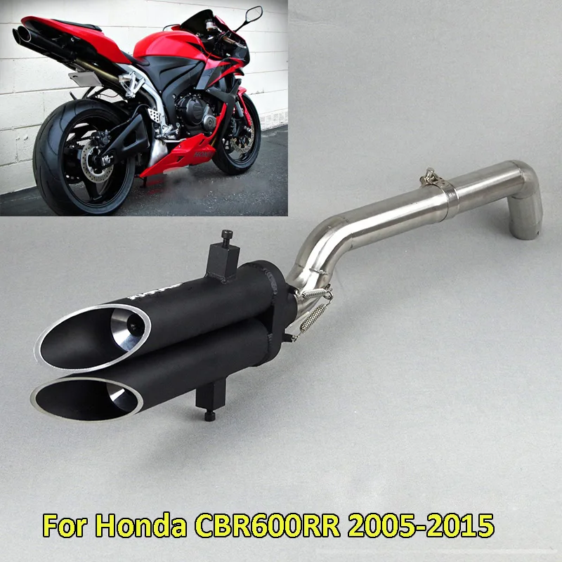 

CBR600RR CBR1000RR Motorcycle Exhaust System Tip Silencer Connect Link Pipe for Honda CBR600RR 2003-2015 CBR1000RR 2004-2007