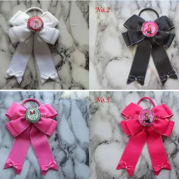 

16 pcs 5x6.5"High Ribbon bow Hairbows,Animal Print Hair Accessories